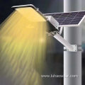 solar powered street light with pole